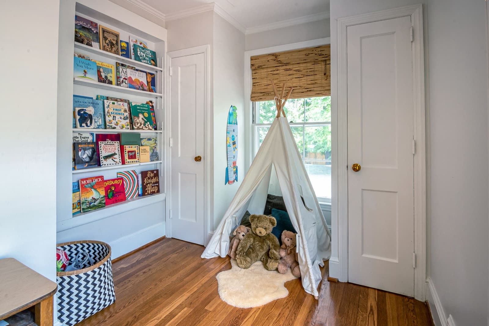 A calm, organised family home