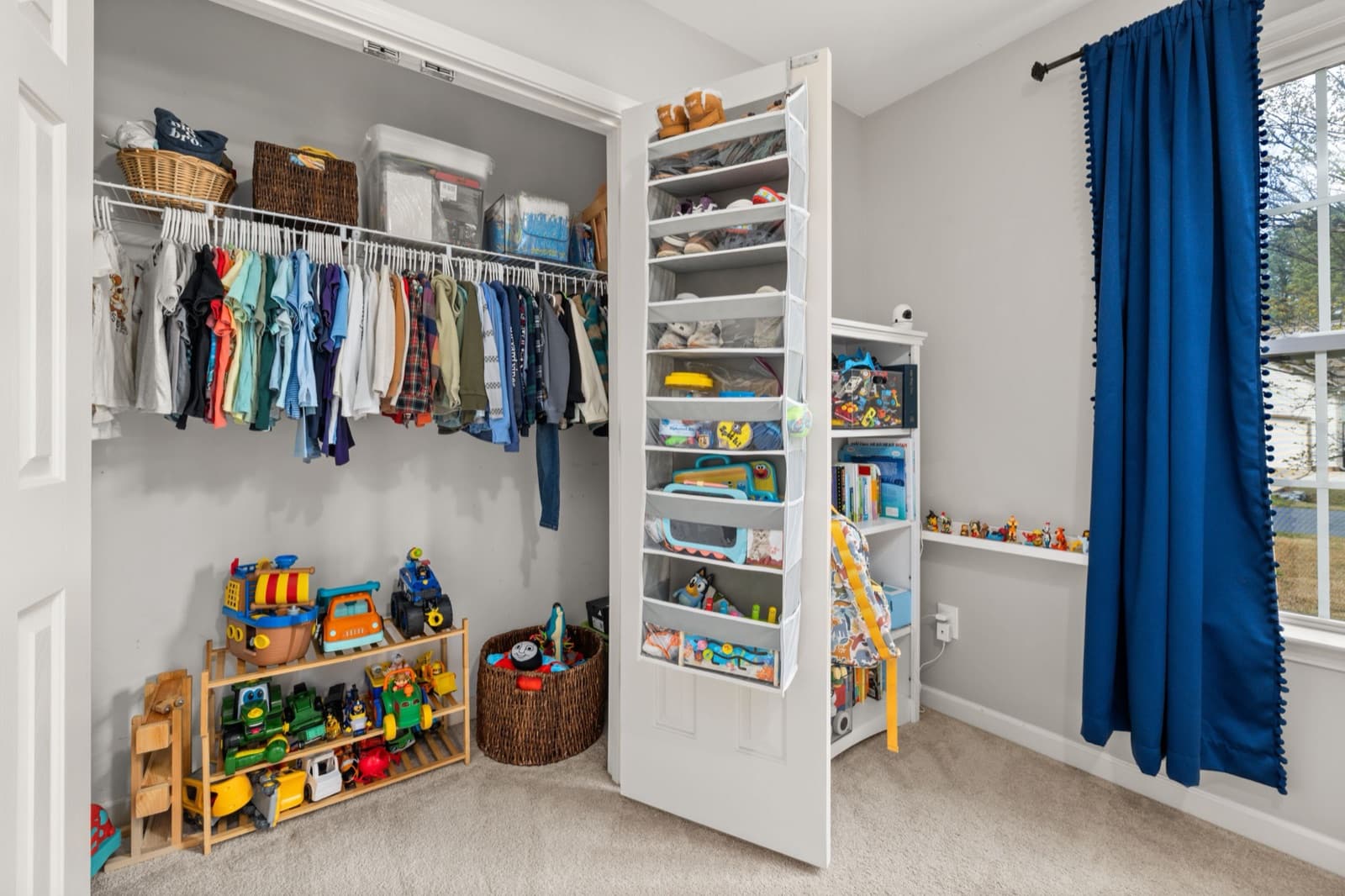 A calm, organised family home