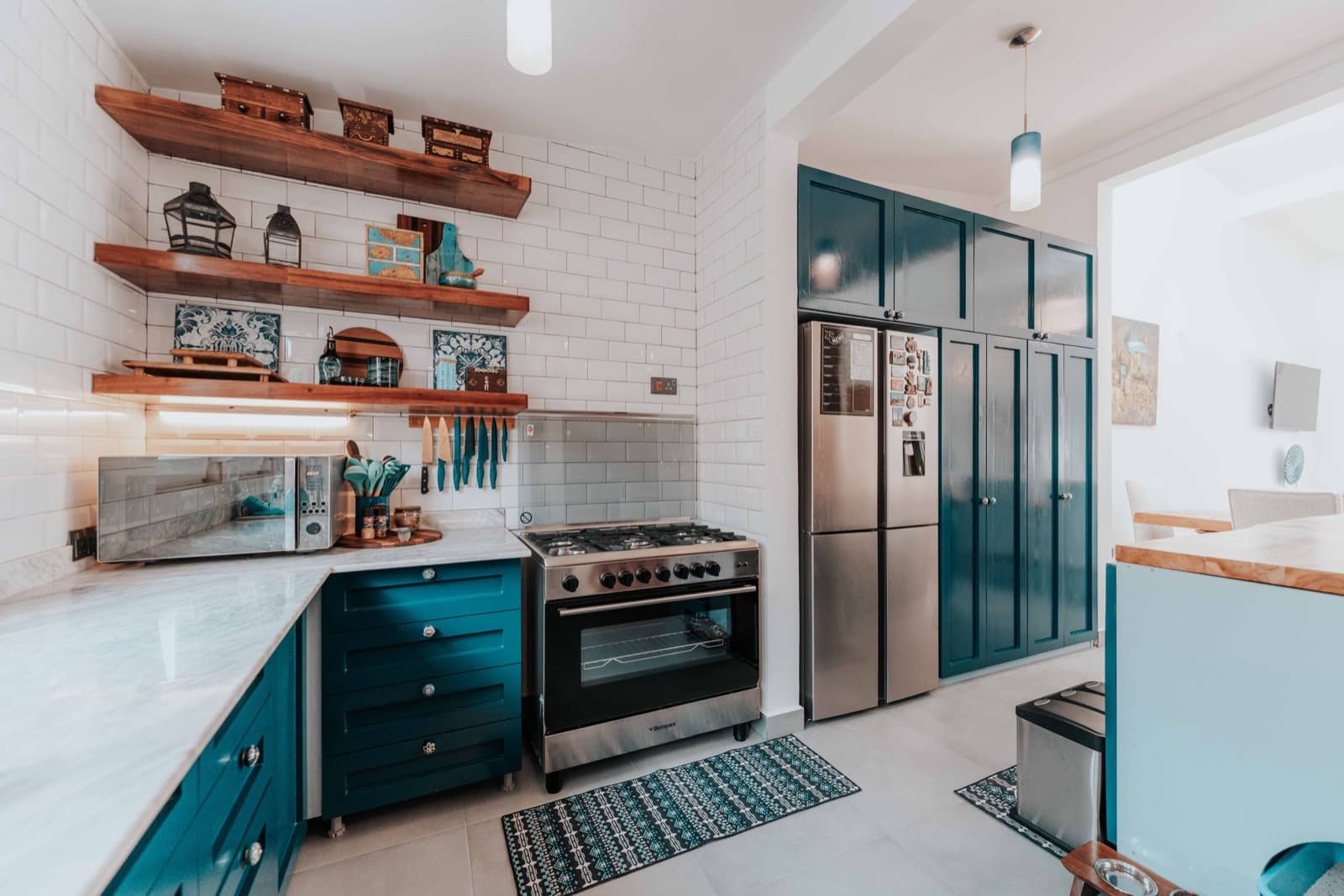 A calm, organised family home