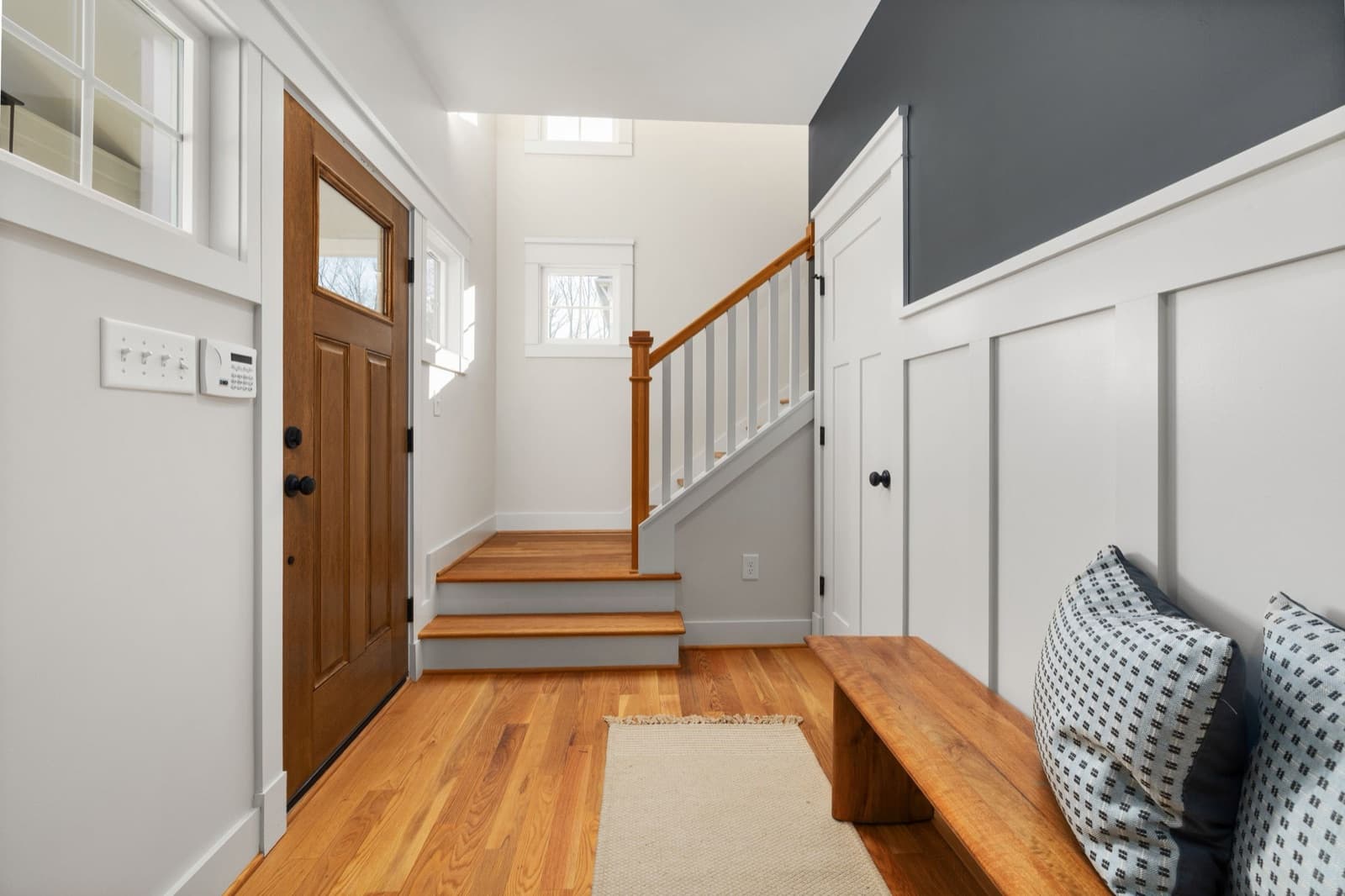 A calm, organised family home