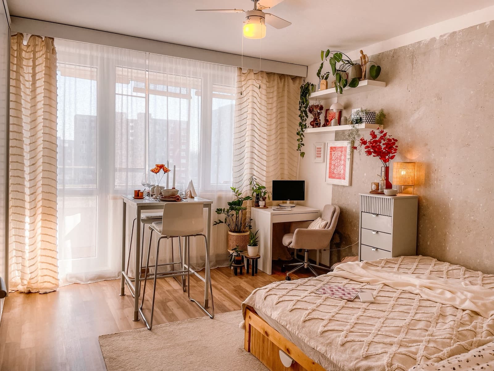 A calm, organised family home