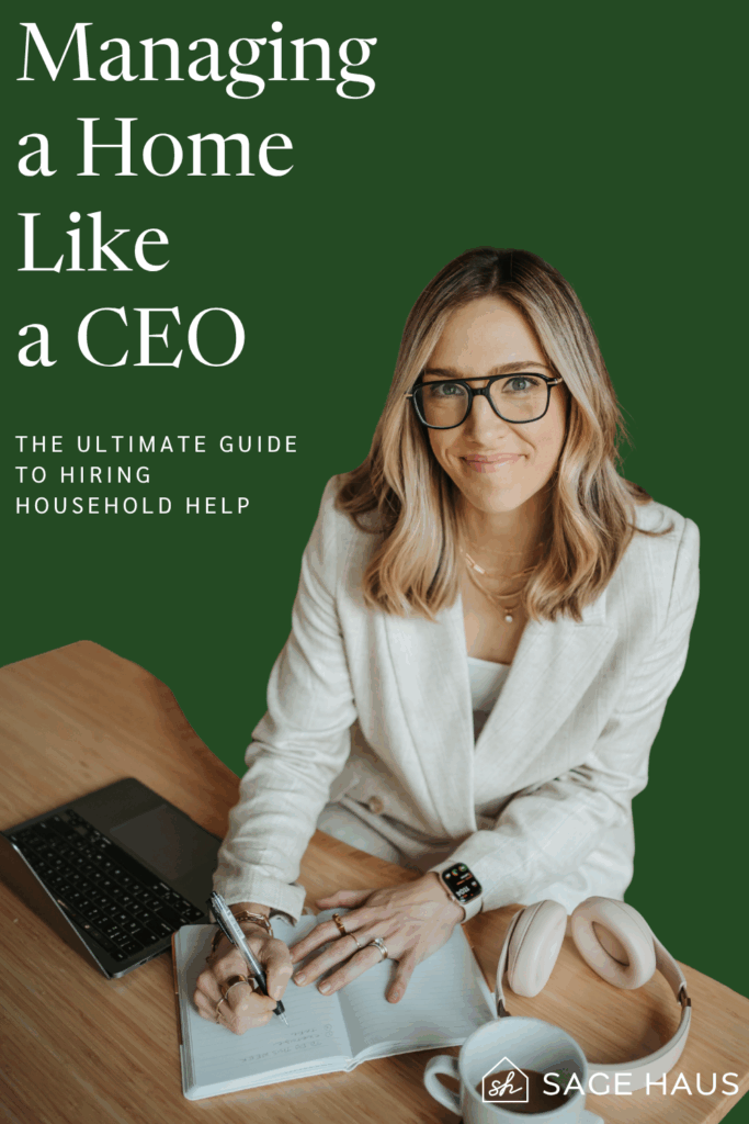 managing a home like a CEO