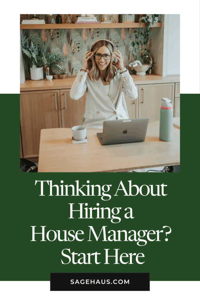 house manager job description