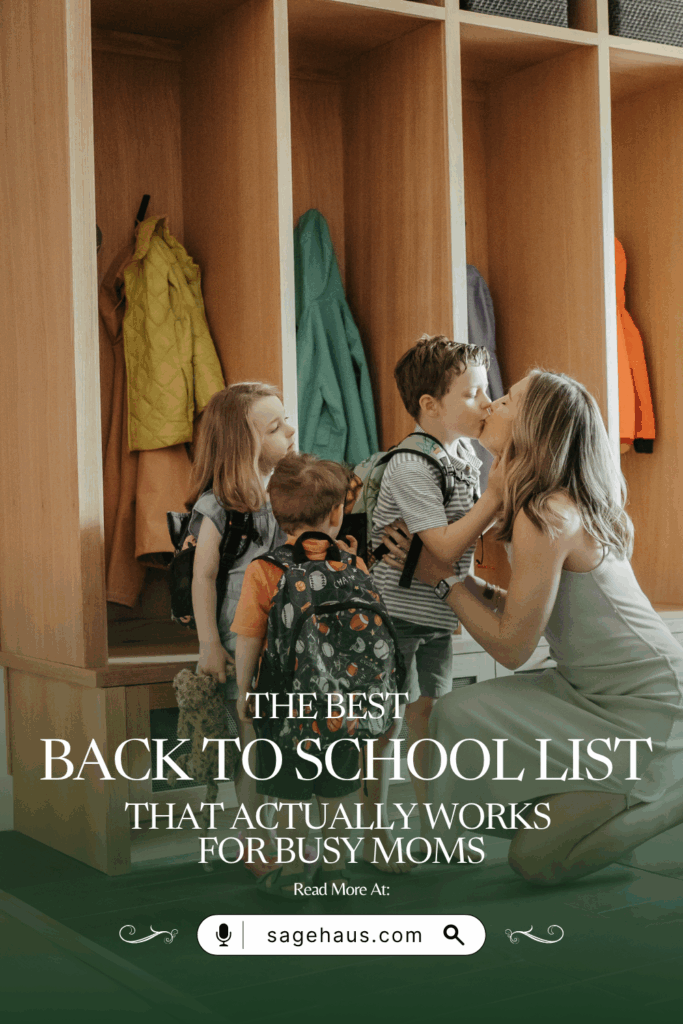 back to school list