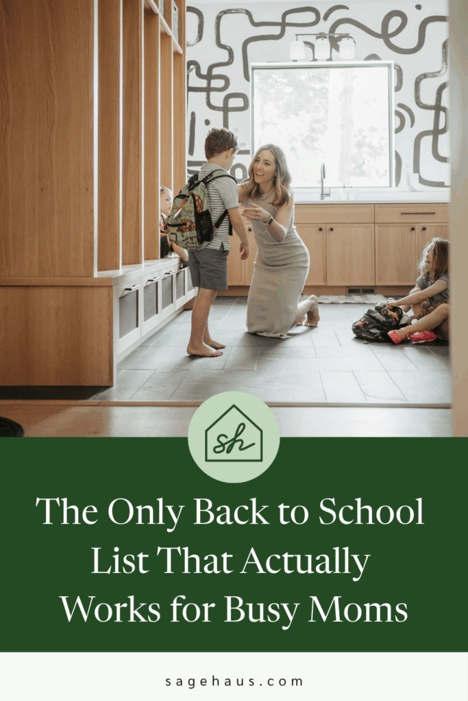 back to school list