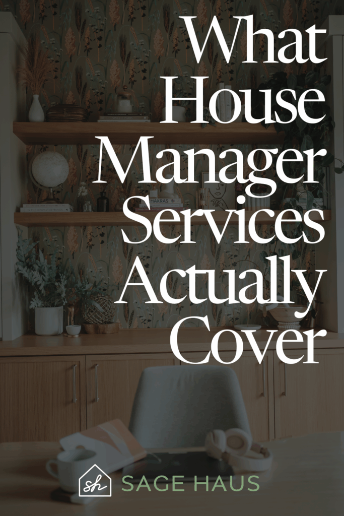 house manager services