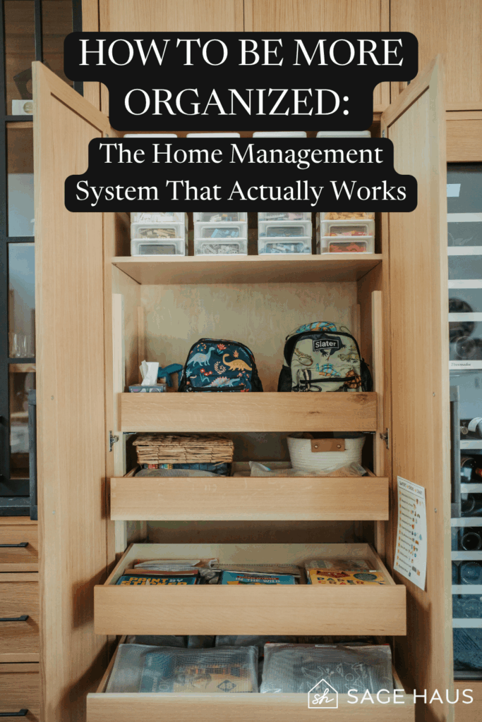 how to be more organized