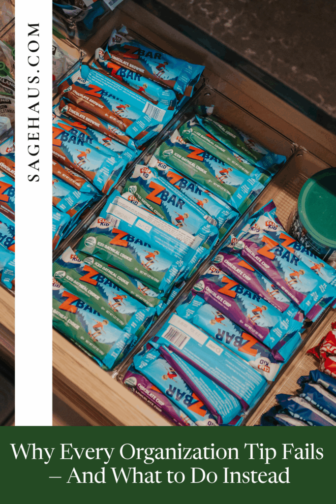 how to be more organized