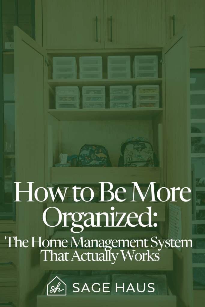 how to be more organized